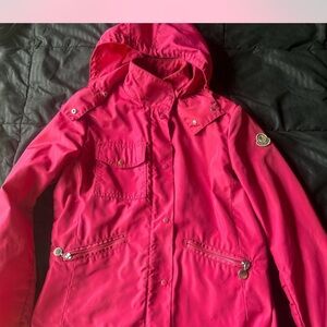 Moncler Fuchsia Jacket with Logo